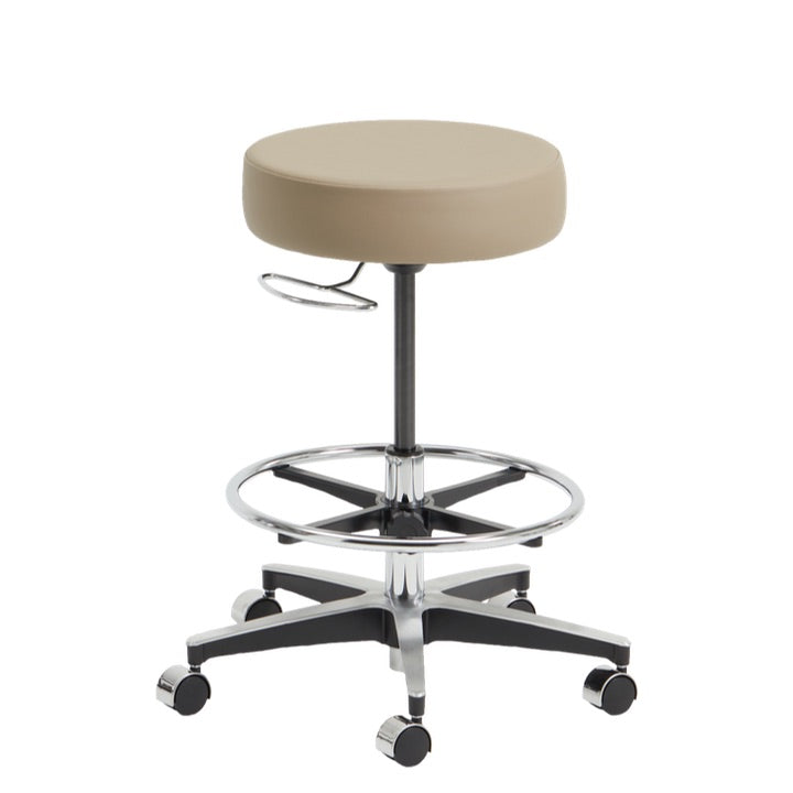 Pneumatic Stool with Foot Ring