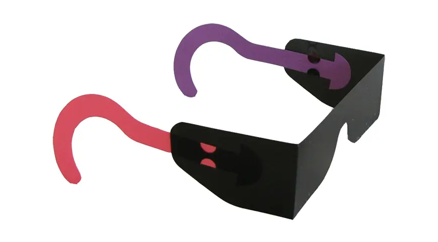 Children's Mydriatic Specs with Assorted Colored Temple