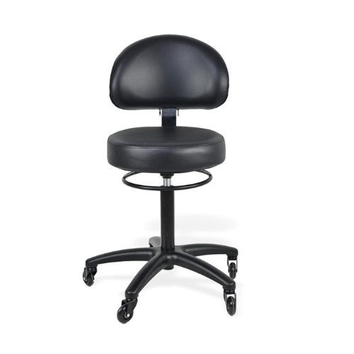 200 Pro Pneumatic Stool with Back & Ring