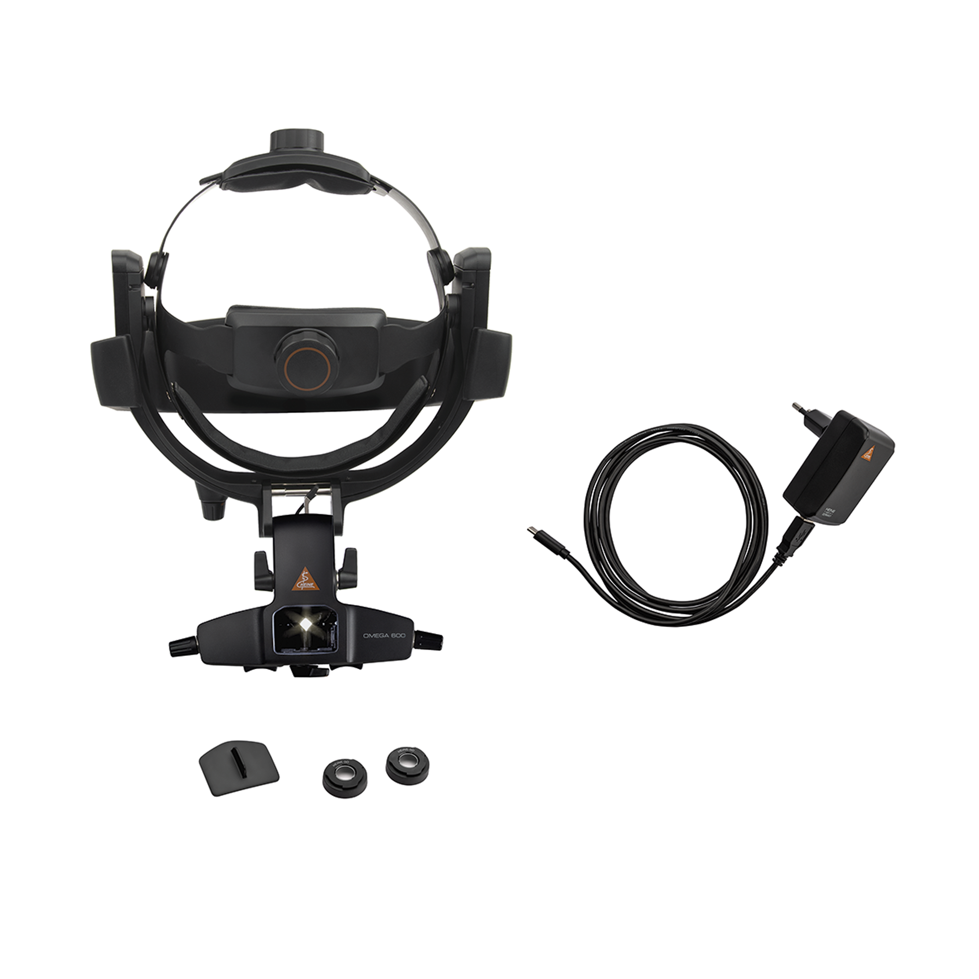HEINE Exam Room Wall Charger Set OMEGA 600 Indirect Ophthalmoscope