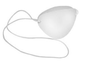 Pro-Optics Supplies White Large Eye Patch