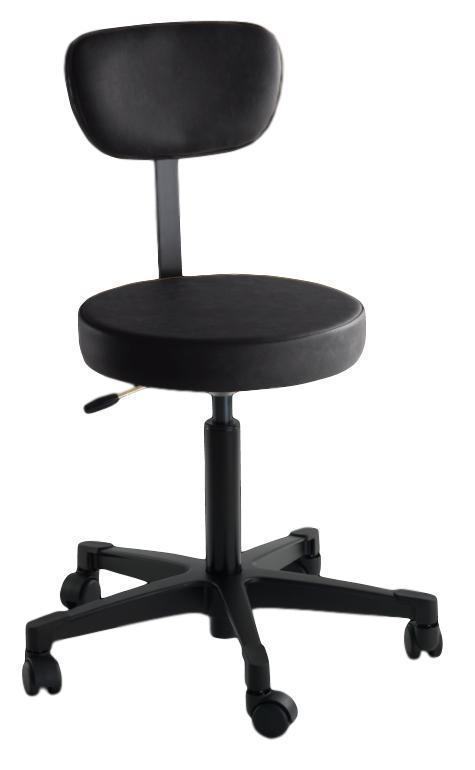 Reliance 4246 Pneumatic Stool with Back - Optics Incorporated