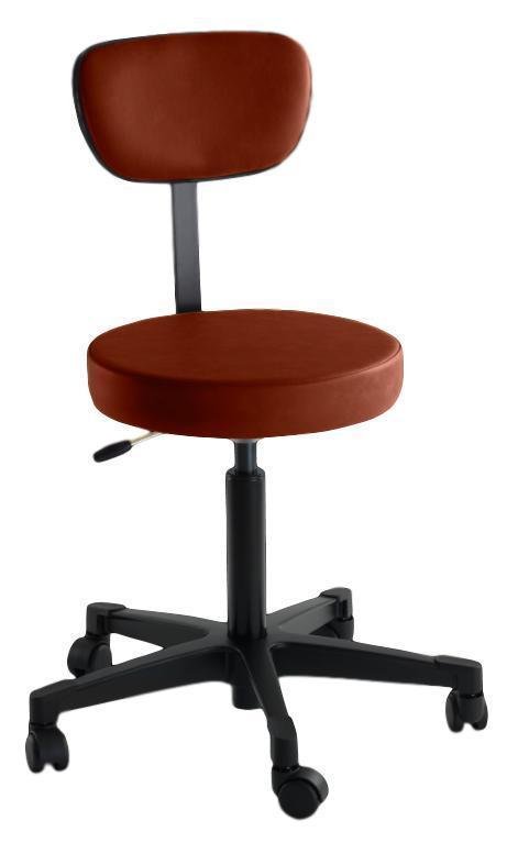Reliance 4246 Pneumatic Stool with Back - Optics Incorporated