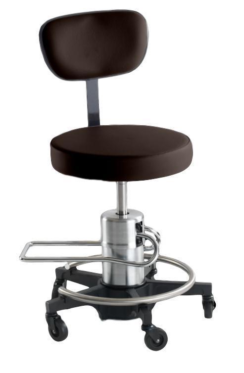 Reliance 546 Hydraulic Stool with Back - Optics Incorporated