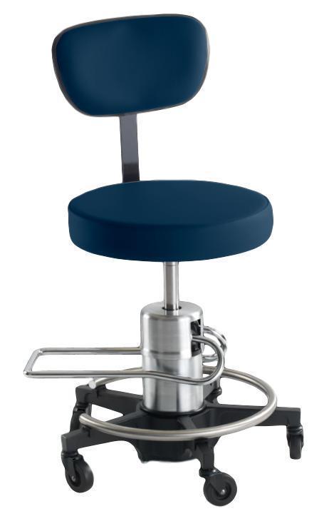Reliance 546 Hydraulic Stool with Back - Optics Incorporated
