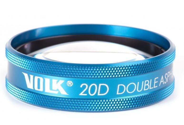 Volk Engrave Blue 20D Clear Lens, Large