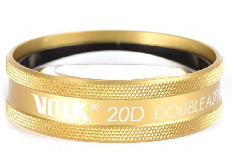 Volk Engrave Gold 20D Clear Lens, Large