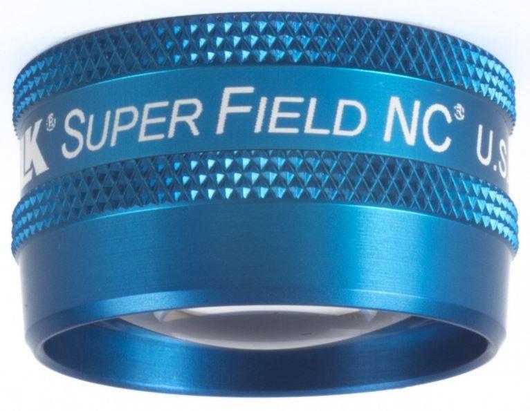 Volk Engrave Blue Superfield Non Contact Lens