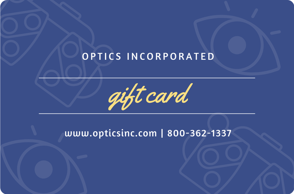 Optics Incorporated Optics Incorporated Gift Card