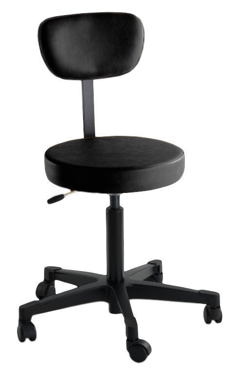 Reliance 4246 Pneumatic Stool with Back - Optics Incorporated