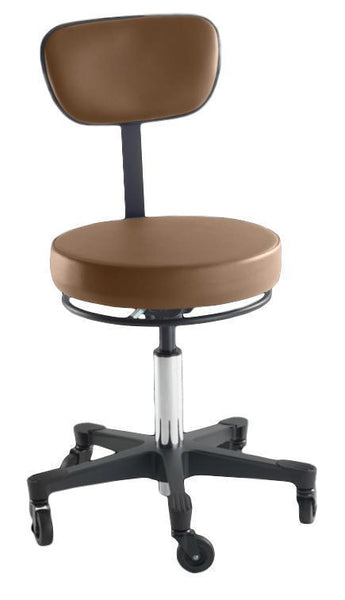 Reliance Pre-Test Buckseude 5346 Pneumatic Stool with Back & Ring