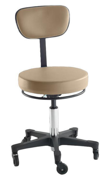 Reliance Pre-Test Pumice 5346 Pneumatic Stool with Back & Ring