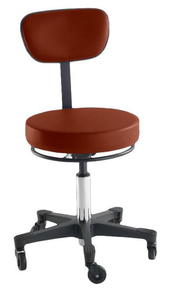 Reliance Pre-Test Spice 5346 Pneumatic Stool with Back & Ring