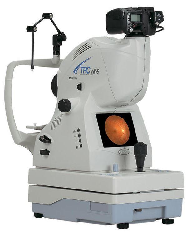 Topcon TRC-NW8 Non-Mydriatic Retinal Camera - Optics Incorporated