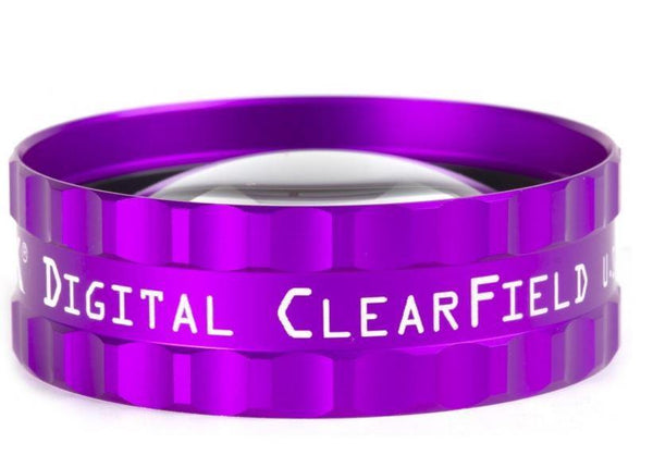 Volk Engrave Purple Digital Clear Field Lens